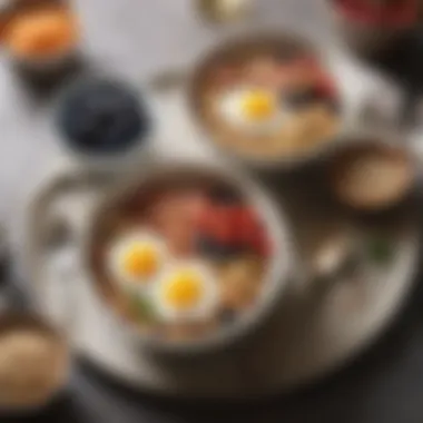 Nourishing Breakfast Bowls Packed with Goodness Healthy breakfast bowls featuring fresh produce and grains