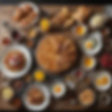 Exploring Regional Breakfast Specialties A picturesque display of regional breakfast specialties across Australia