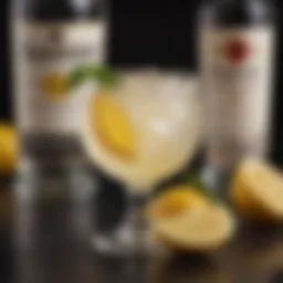 Refreshing Bacardi Limon cocktail garnished with citrus slices