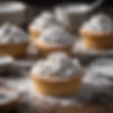 Baked goods topped with homemade powdered sugar