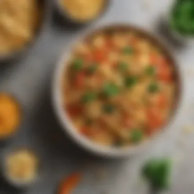 Nutritional Powerhouse: Banza Pasta Shells with Veggies Chickpea pasta shells in a bowl with fresh vegetables