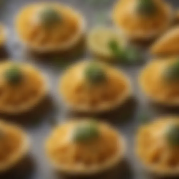 A close-up of cooked Banza pasta shells garnished with herbs