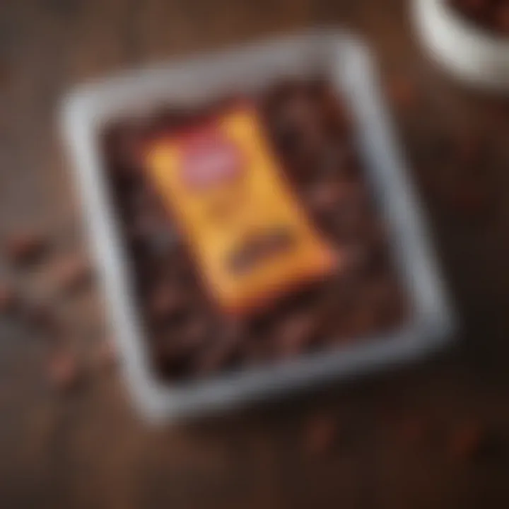 Well-stored beef jerky in an airtight container