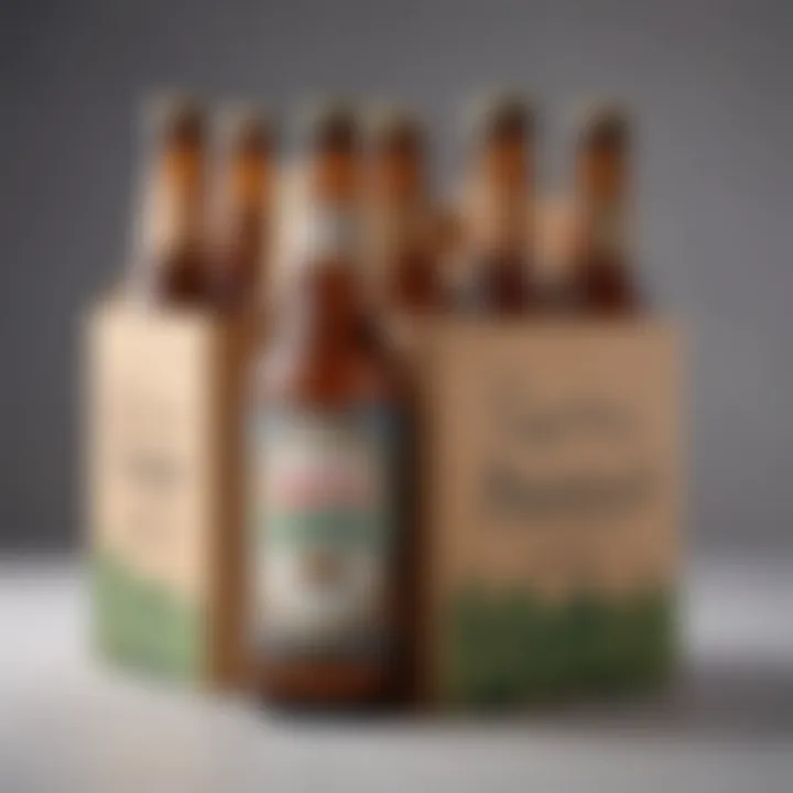 A selection of craft beers in environmentally friendly packaging