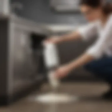 Effective Application of Deodorizers A person pouring a deodorizer into the disposal unit