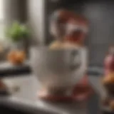 Elegant ceramic bowl in a modern kitchen setting