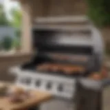 A sleek Char-Broil Platinum Tru-Infrared Grill showcasing its premium design.