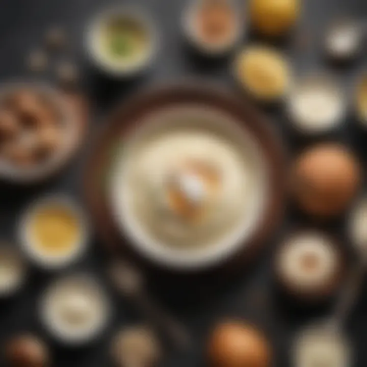 A vibrant spread of dishes showcasing coconut oil mayonnaise.