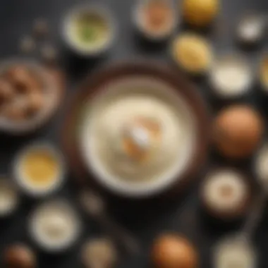 Diverse Dishes Featuring Coconut Oil Mayonnaise A vibrant spread of dishes showcasing coconut oil mayonnaise.