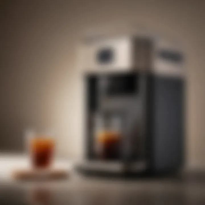 Sleek modern coffee machine designed for cold brew