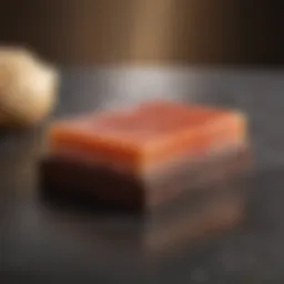 A premium whetstone with a smooth surface for sharpening knives