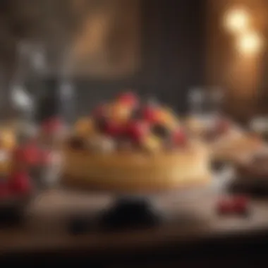 Decadent Dessert Showcase Delightful dessert display that impresses guests