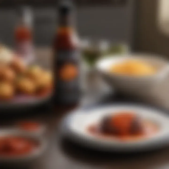 A creative pairing of New York sauce with various dishes