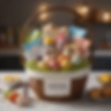 Personalized Gift Basket Personalized Easter basket with custom gifts and handwritten note