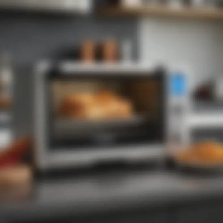 Cuisinart toaster oven in a modern kitchen setting