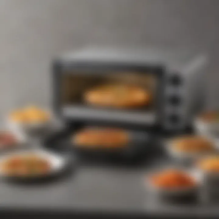 Variety of dishes that can be prepared using the Cuisinart toaster oven