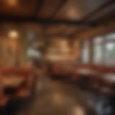 Inviting Cozy Restaurant Atmosphere A cozy restaurant interior inviting diners to relax