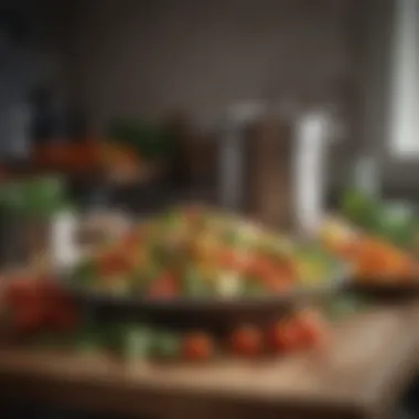 Freshness Matters: The Essence of Cooking An elegant display of fresh vegetables ready for use
