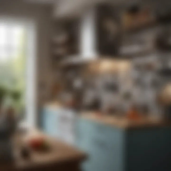 A well-prepared kitchen setting with utensils and appliances