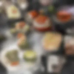A vibrant spread of air-fried vegetables showcasing a variety of colors and textures