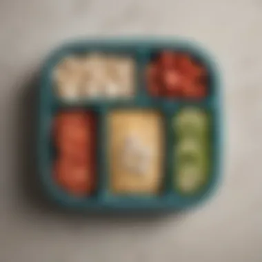 Close-up of a customized Dollar Tree Lunchable