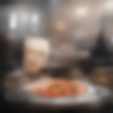 Guests enjoying dinner while listening to live music