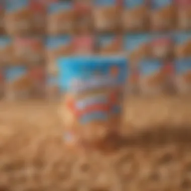 A nostalgic display of Dunkaroos snack packs alongside the new cereal box.