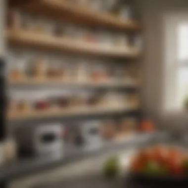 Kitchen Organization Tips An organized kitchen with ant prevention tips displayed