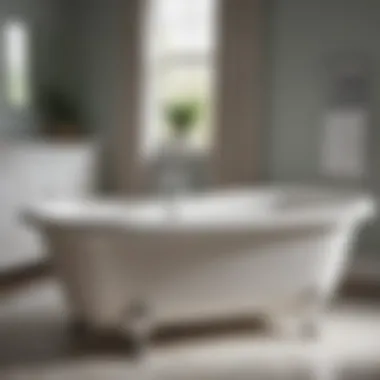 Transform Your Bathtub: The Result of Effective Cleaning Techniques Sparkling clean fiberglass bathtub after soap scum removal