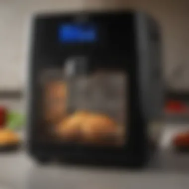 Control Panel Overview of Emeril Lagasse Air Fryer A close-up view of the control panel and settings of the air fryer