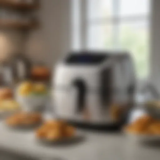 Showcasing the sleek design of the Emeril Lagasse Air Fryer 5 in 1 7 Quart