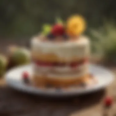 Wild Dessert Delight A delightful dessert prepared in the wild