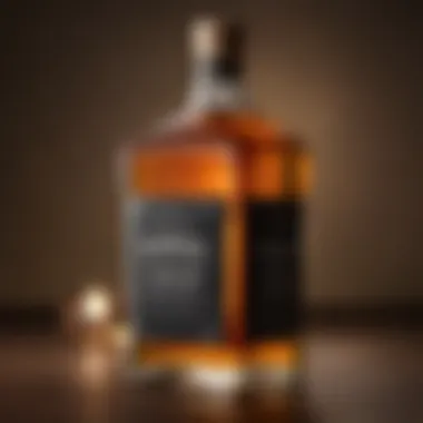 Securely Packed Whiskey Bottle Ready for Shipment Securely packed whiskey bottle ready for shipment