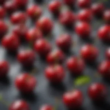 Assortment of Cherries An assortment of cherries used in mixology