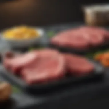 A sustainable cooking environment featuring Aldi frozen beef in a meal prep scenario.