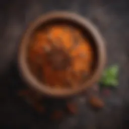 The vibrant Allsice spice displayed in a rustic bowl.