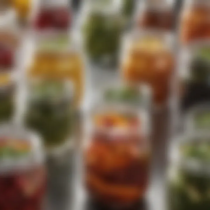 A close-up of a mason jar filled with fresh ingredients, highlighting its utility