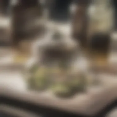 An array of olive oil bottles on a rustic wooden table, highlighting different grades and varieties.