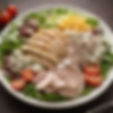 An assortment of proteins to enhance chicken salad