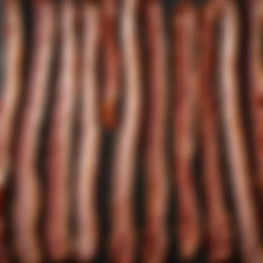 Varieties of cooked bacon available at Walmart