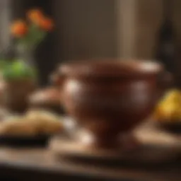Elegant design of a Delmonico pot showcasing its craftsmanship