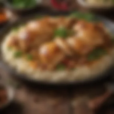 Herbs and spices for chicken and rice recipes