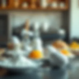 Variety of egg replacers on a table