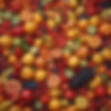 Fruits Packed with Carbohydrates A colorful display of fruits known for their high carbohydrate levels