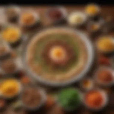 Cultural Practices in Incorporating Satiating Foods A global map indicating diverse cultural practices of incorporating satiating foods into traditional diets.