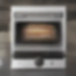 Close-up view of a gas stove and electric oven combo