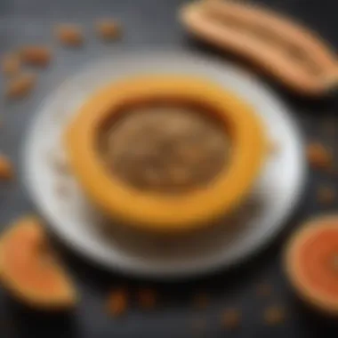 Culinary Delight with Gem Squash Seeds A vibrant dish featuring gem squash seeds as a key ingredient