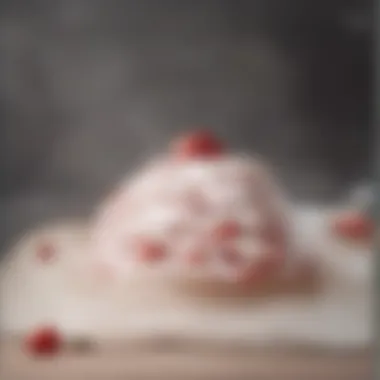 Close-up of luscious gourmet strawberries on a rustic table