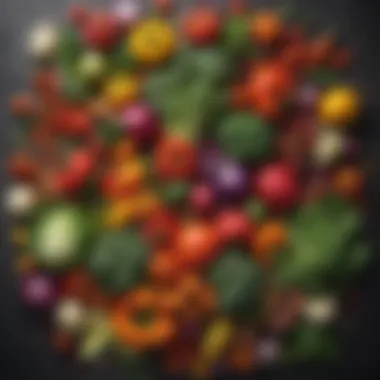 Vibrant Vegetables for Healthy Meals Colorful array of fresh vegetables
