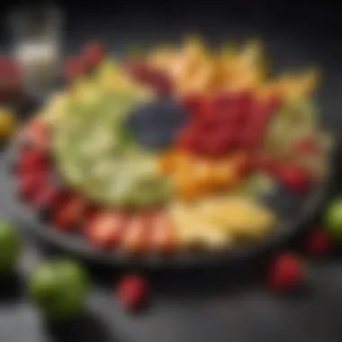 A refreshing fruit platter with a variety of seasonal fruits